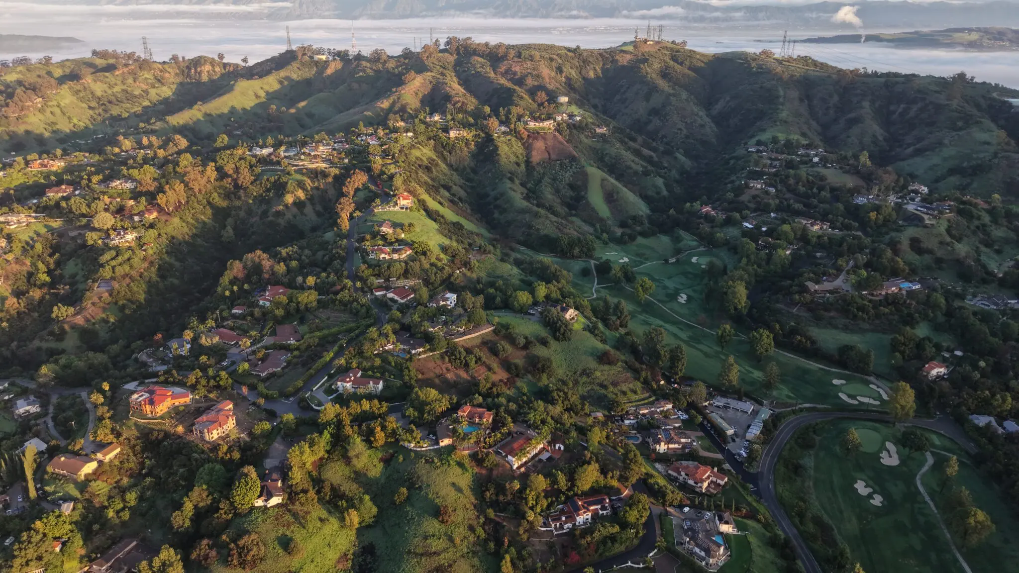 La Habra Heights — western approach