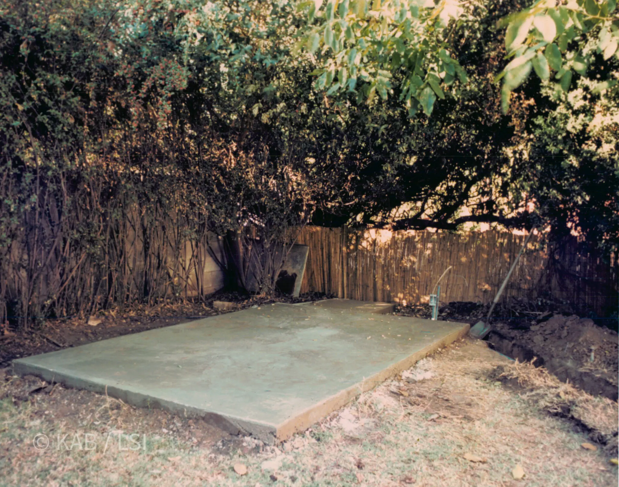The Outbuilding Begins — Concrete Pad