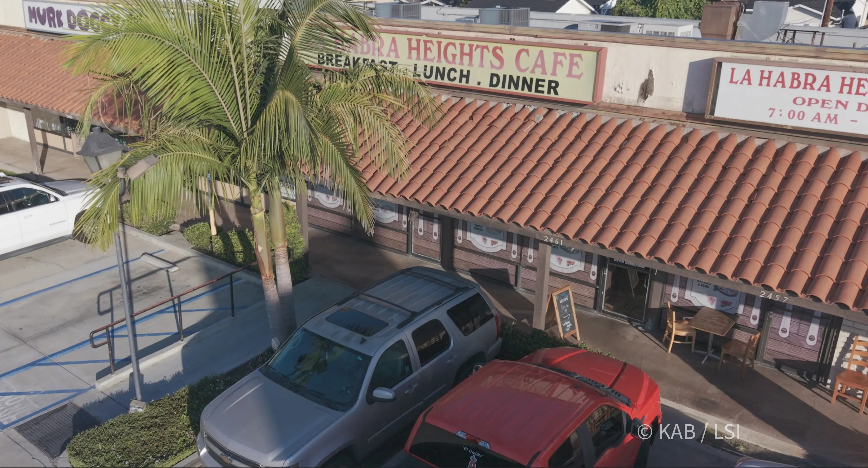 La Habra Heights Cafe — the local coffee spot where Keith Bennett meets neighbors over a hillside conversation, with Graciela behind the counter.