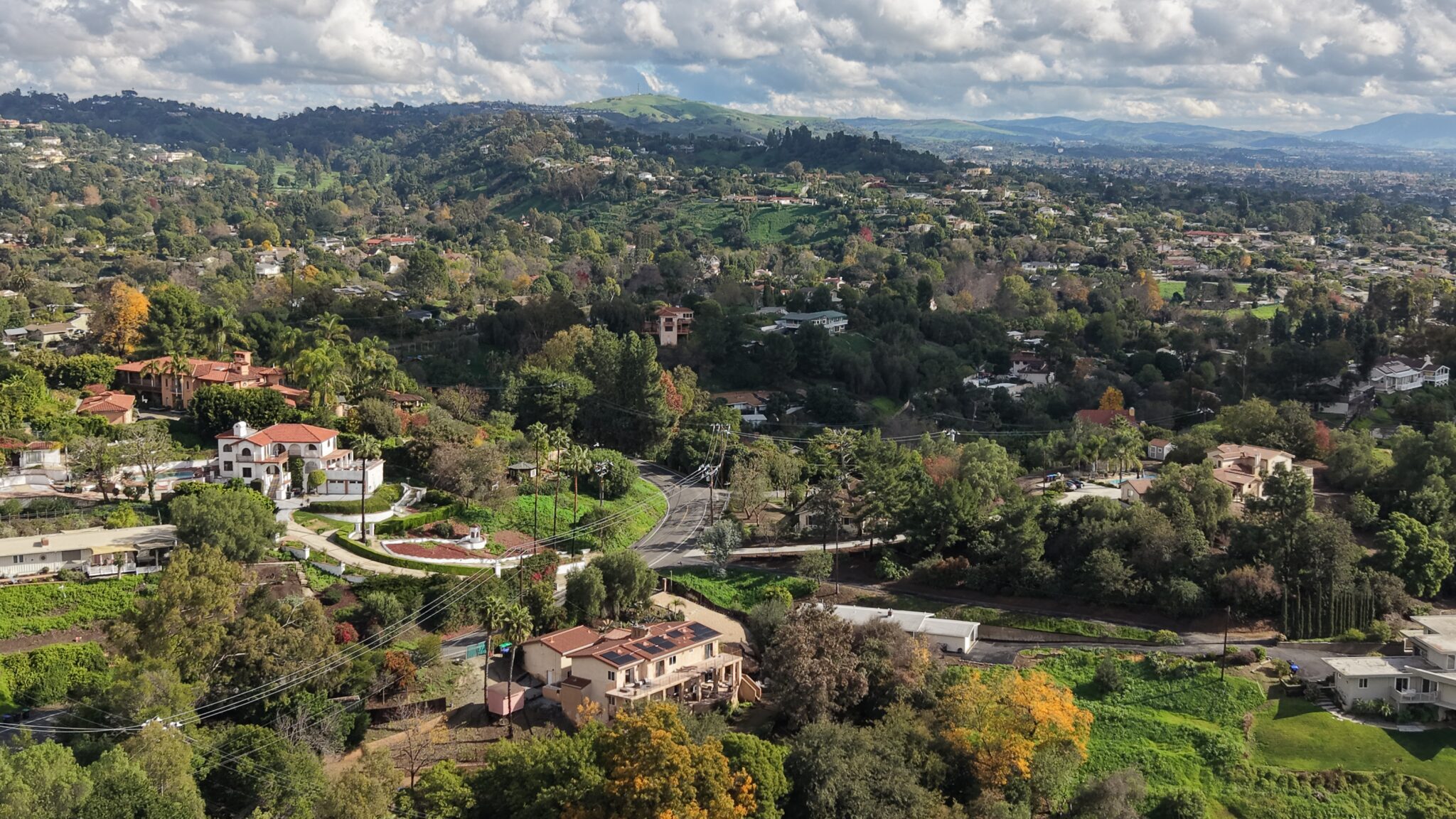 La Habra Heights — ridgeline and valley, morning light