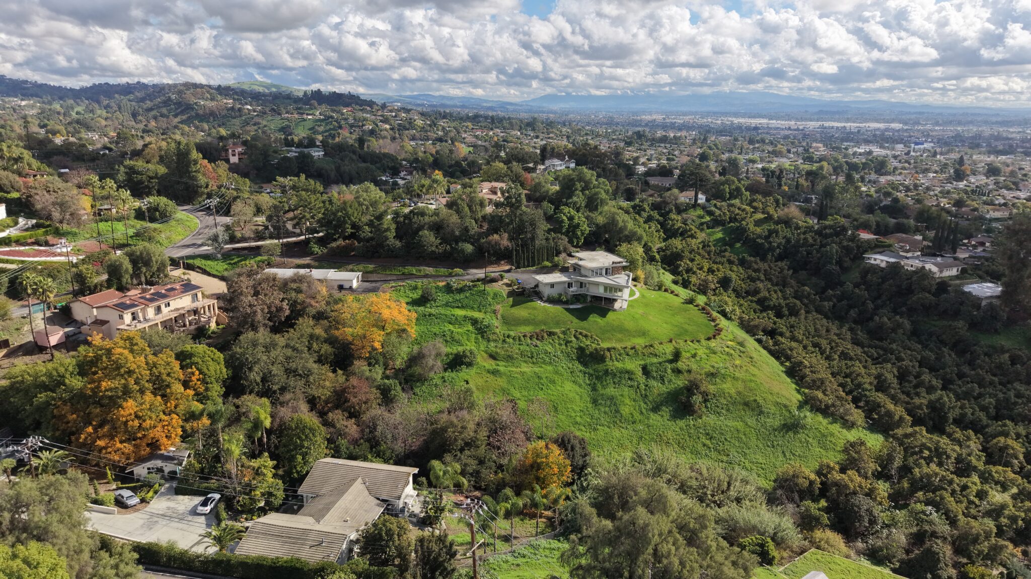 La Habra Heights — slopes and access roads